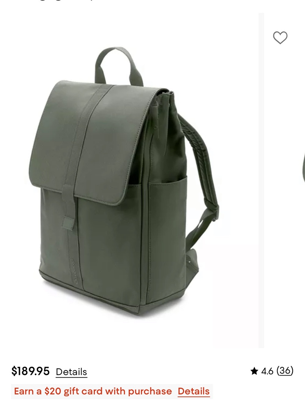Bugaboo Changing Backpack/Diaper Bag - Picture 9 of 9